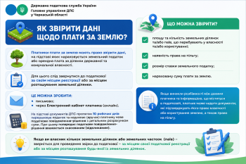 Як звірити дані щодо плати за землю?