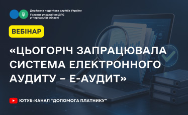 «Цьогоріч запрацювала система електронного аудиту – Е-аудит»